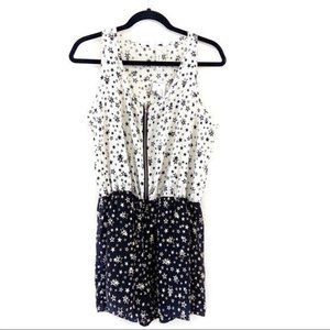 NEW Zen Spell Star Romper White Black Size L